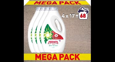 Ariel Vloeibaar Wasmiddel + Ultra Vlekverwijderaar - 4 x 17 Wasbeurten - Voordeelverpakking