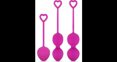 Verzwaarde Kegelbal Set - Fuchsia