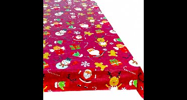 Unique Living Christmas Party Tafelkleed - Rood - 140x230 cm