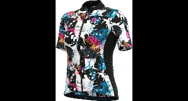 Ale Dames Fietsshirt Korte Mouwen Solid Chios - Wit - M - Valt klein