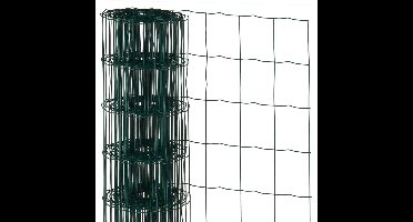 Nature - Verzinkt staal gaas - 1 x 10m - Groen - 100 x 75mm mazen