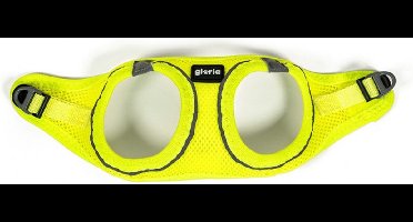 Hondentuigje Gloria Air Mesh Trek Star Verstelbaar Geel L (33,4-35 cm)