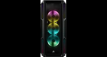 PC- Behuizing - Case - Corsair 5000T RGB TG - Midtowermodel - ATX - USB/Audio - gehard glas - zwart