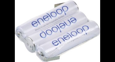 Panasonic eneloop Reihe F1x3 Accupack Aantal cellen: 3 Batterijgrootte: AAA (potlood) Z-soldeerlip NiMH 3.6 V 750 mAh