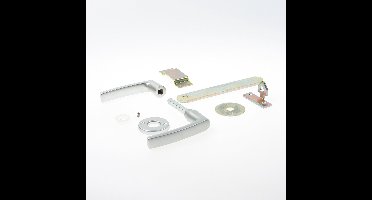 GB Tuindeursluiting met neus geel gepassiveerd 74450