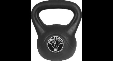 Gorilla Sports Kettlebell - Kunststof - 10 kg