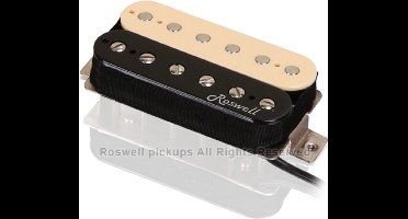 Roswell Pickups HAF-B-AWB Humbucker Zebra Bridge - Humbucker pickup voor gitaren