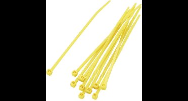 TRU COMPONENTS 1592832 TC-PBR-100-4YW203 Assortiment kabelbinders 100 mm 2.20 mm Geel 100 stuk(s)