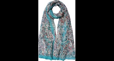 Juleeze Sjaal Dames Print 50x160 cm Groen