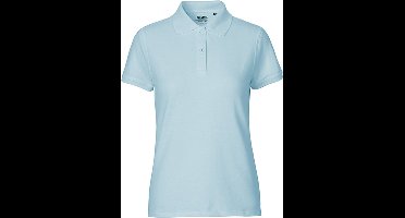 Neutral - Classic Dames Polo - Light Blue - 100% Biologisch Katoen maat M