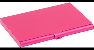 New Age Devi - Robuuste Aluminium Creditcard-/Pasjes-/Visitekaartjes-Houder - Roze Case - Portemonnee