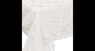 Unique Living buiten tafelkleed/tafellaken - wit - 150 x 220 cm - Rechthoekig