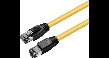 Microconnect MC-SFTP803Y netwerkkabel Geel 3 m Cat8.1 S/FTP (S-STP)