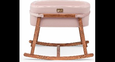 Asir Wieg - Roze Eik - 90 x 70 x 58 cm - Inclusief matras