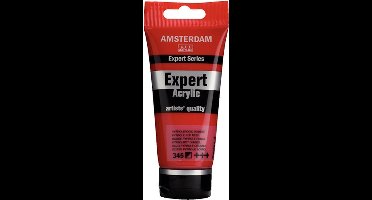Amsterdam Expert Acrylverf - Rode Acrylverf - #345 Pyrrolerood Donker - Acrylic Paint - Acrylaatverf – Acrylic Paint – Hobbyverf – Kunstschildersverf - Hobbyverf Rood - 75ml