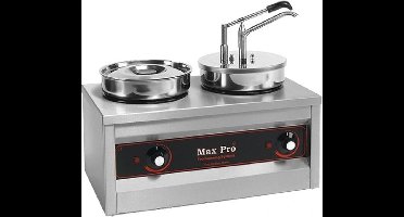 MaxPro foodwarmer - 2 pannen, 1 dispenser