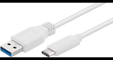 Microconnect USB3.1CA05W USB-kabel 0,5 m USB 3.2 Gen 1 (3.1 Gen 1) USB C USB A Wit