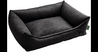 Dog Sofa Hunter Bologna Synthetic Leather Black (70 x 50 cm)