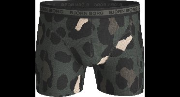 Björn Borg - Heren - Boxershort Sammy 1-Pack - Groen/Multicolour - Maat S