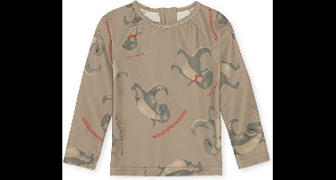 Konges Sløjd Aster zwem shirt kind - Dansosaurus - Maat 12 maand