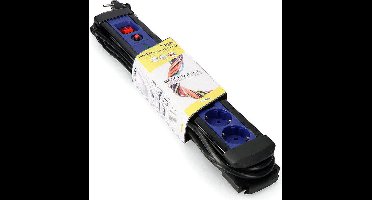 Power Socket - 6 Sockets with Switch EDM (3 m)
