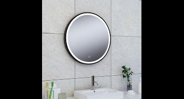 Sanifun spiegel Nero 600 Led