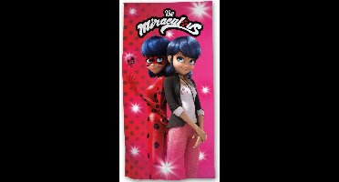 Miraculous Polyester Strandlaken - 70 x 140 cm - Rood