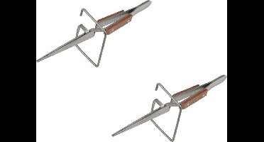 2 Klempincetten met standaard