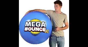 Wicked Mega Bounce XL stuiterbal - Voor strand, park en speeltuin - Met voetpomp