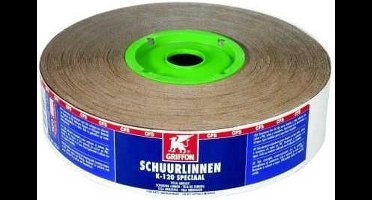 GRIFFON flexibel schuurlinnen waterproof K-120 38mm - rol 25 meter (6300164)