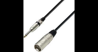adam hall K3MMP0300 audio kabel 3 m 6.35mm XLR Zwart
