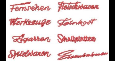 Faller - Winkelopschriften 50er jaren - modelbouwsets, hobbybouwspeelgoed voor kinderen, modelverf en accessoires