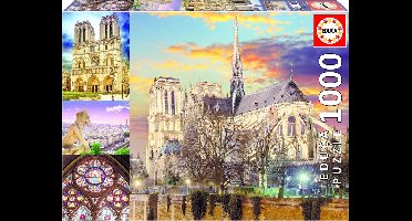 Educa Puzzle. Notre Dame Collage 1000 Teile