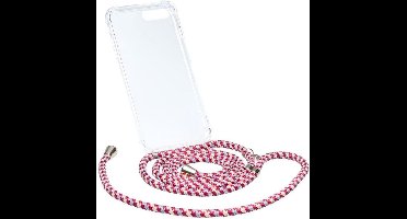 Chic.mic Telefoonkoord+hoesje Axento Iphone 7/8 Rood/wit
