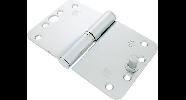 Paumelle - Verzinkt - Staal - Dulimex - Dulimex kogelstiftkantelaaf staal ronde hoek SKG*** 89x150 mm DIN rechts