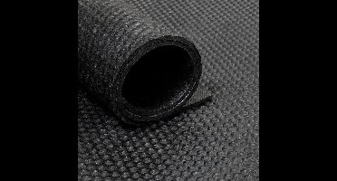 Rubbermat op rol Hamerslag 8mm breedte 200 cm - Per stekkende meter
