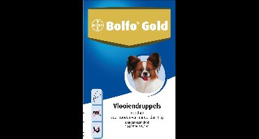 Bolfo Gold 40 Anti Vlooienmiddel Hond - 0 Tot 4 kg - 4 Pipetten