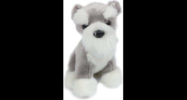 PIA Soft Toys - Pluche Knuffeldier Schnauzer - zittend - 20 cm