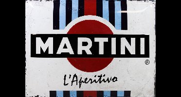 Wandbord - Martini Logo - 30x40cm