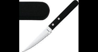 Amefa 12 Stuks | Steakmes | Zwart heft