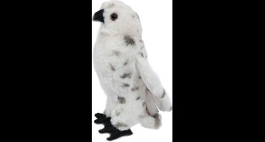 PIA Soft Toys - Pluche Knuffeldier - Valk wit - 23 cm