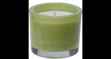 Geurkaars - in glas - Lemon - geurkaarsen - cadeauset