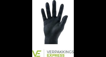 ComFort Handschoen, Nitril, ongepoederd, Small, Zwart