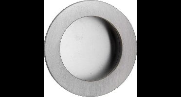 Schuifdeurkom rond 40mm mat nikkel gelakt