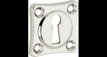 Artitec Sleutelrozet vierkant 38mm glans nikkel