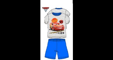 Cars 3 pyjama korte mouw - grijs - blauw - maat 128 / 8 jaar