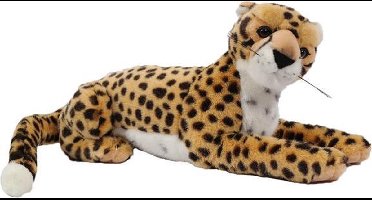 PIA Soft Toys - Pluche Knuffeldier Cheetah liggend - 40 cm