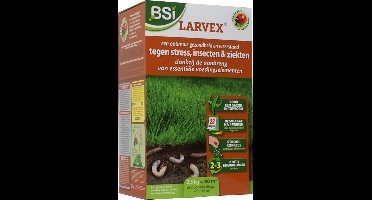 BSI - Larvex - Tegen stress, insecten & ziekten - Gazon - Gazonmeststof - 2,5 kg voor 80 m²