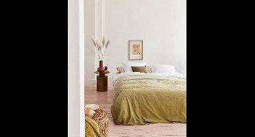 vtwonen Dip Dye Dekbedovertrek - Tweepersoons - Katoen - 200x220 cm - Oker