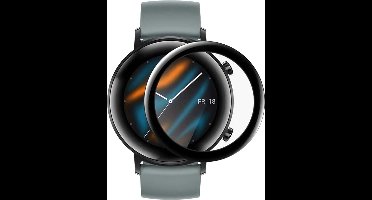 Screenprotector geschikt voor Huawei Watch GT 2 46mm - Full Tempered Glass